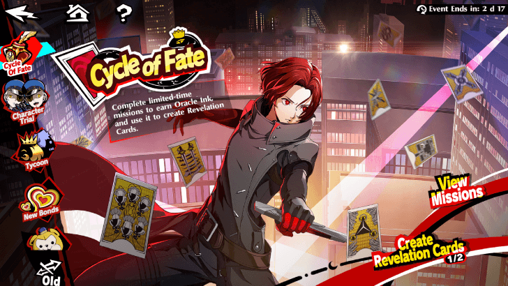 Persona 5 X - Cycle of Fate Front Page