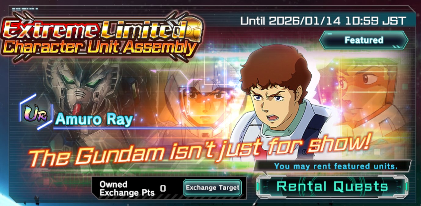 Mobile Suit Gundam UC Engage- Extreme Limited Character Unit Assembly