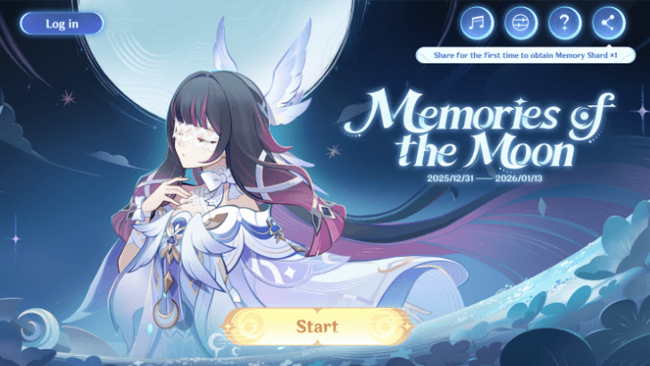 Genshin - Memories of the Moon - Login