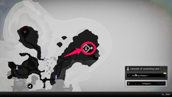 Head to Lamenting Lake DNA