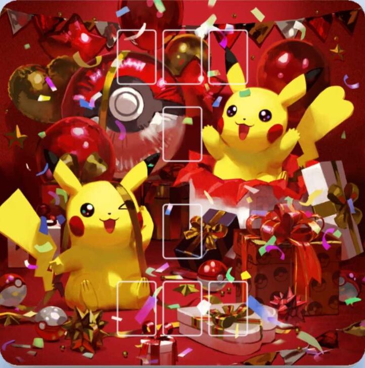 The New Year with Pikachu Playmat Playmat