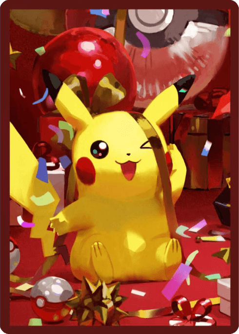The New Year with Pikachu Card Sleeve Card Sleeve