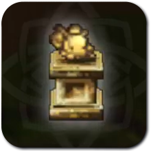 Gold Octopuff Statue