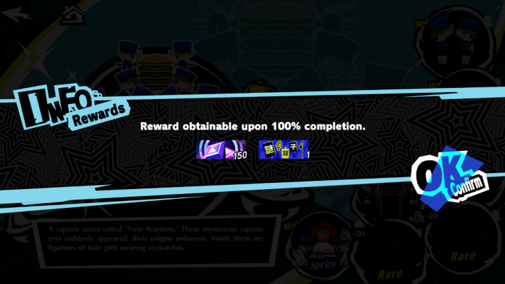 Persona 5 X - Twins Capsule Toy 100% Rewards