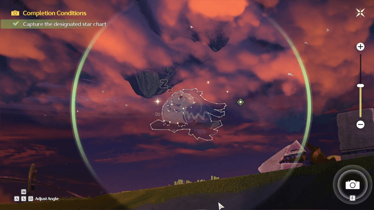 Take Photo of Star Chart