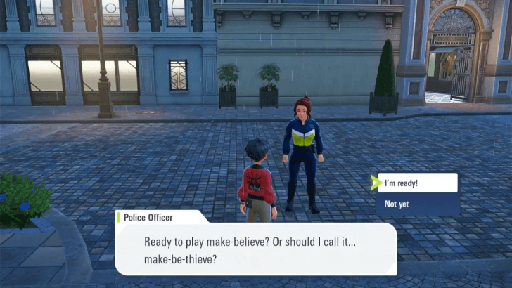 Talk to the Police Officer to Start the Museum Heist