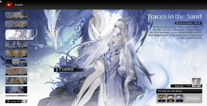 Traces in the Sand Event Preview