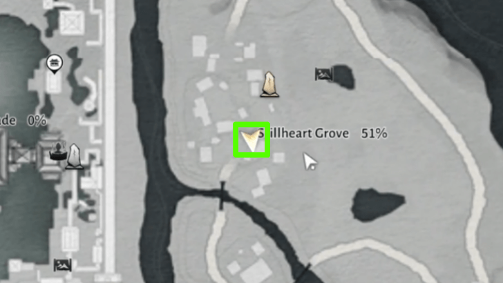 Letters Through the Years Map Location