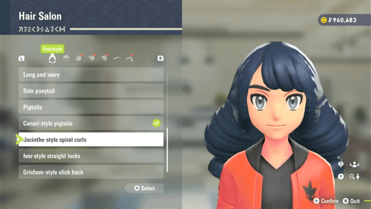 Jacinthe-style spiral curls