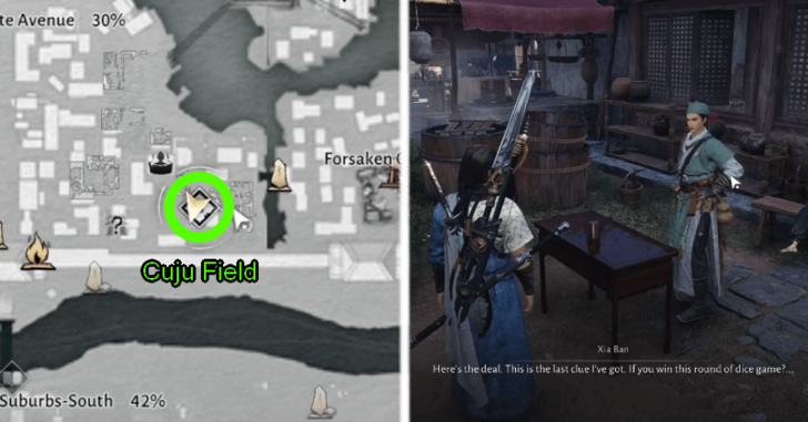 WWM - Talk to Xia Ban at the Cuju Field