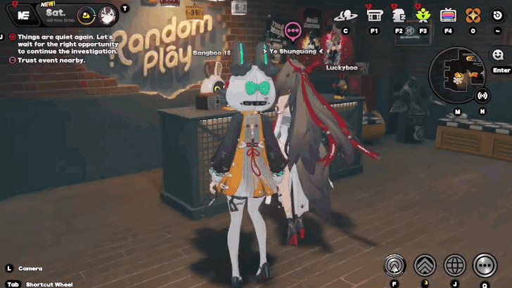 Ye Shunguang Sixth Street - Random Play Trust Event