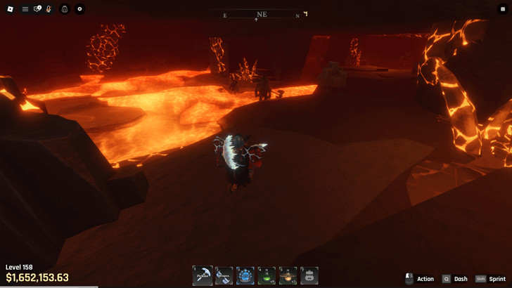 World 2 AFK Spot Volcanic Depths