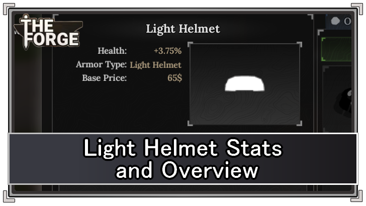 Light Helmet Stats and Overview