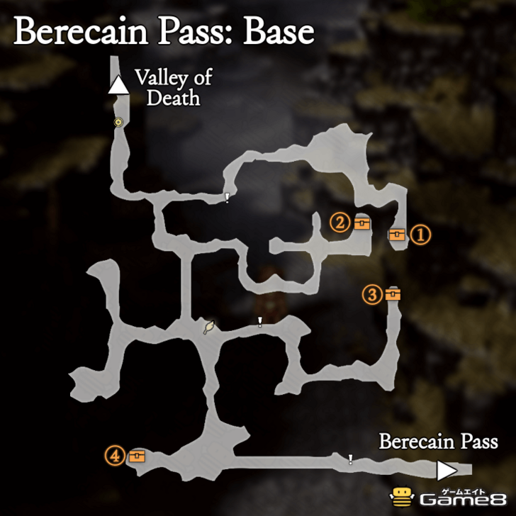 Octopath Traveler 0- Berecain Pass: Base Map