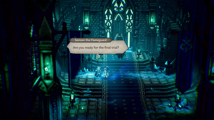 Sonzon the Flameguard final trial