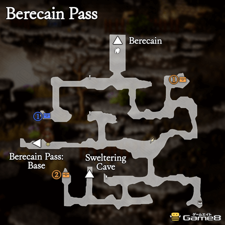 Octopath Traveler 0- Berecain Pass Map