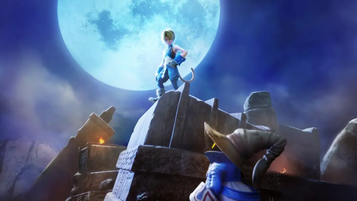 Final Fantasy 9 Vivi Looking Up To Zidane