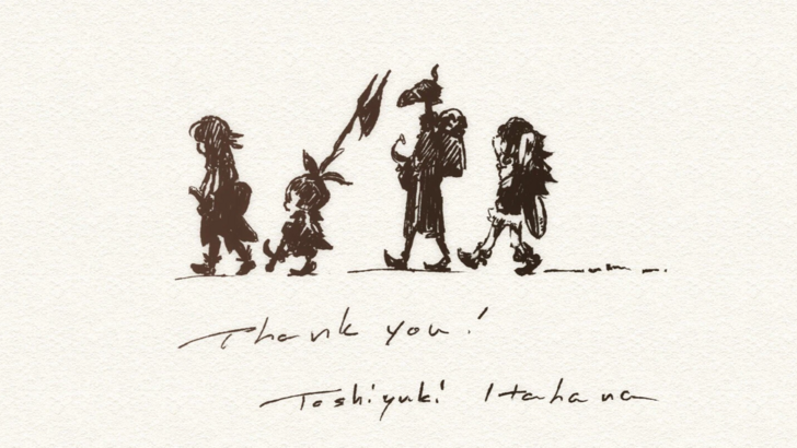Final Fantasy 9 Toshiyuki Itahana Farewell Art