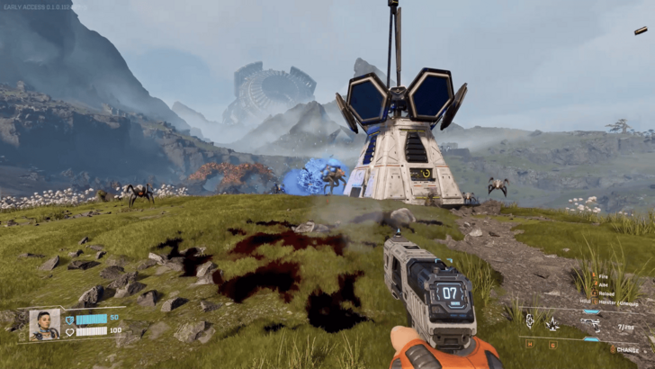 Combat Against Alien Spiders