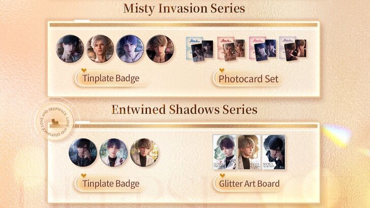 Love and Deepspace Merchandise Showcase 2