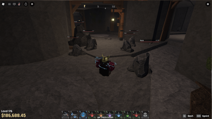 World 1 AFK Spot Cave