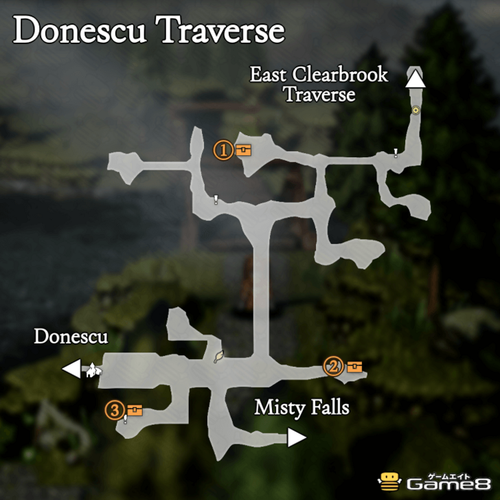 Octopath Traveler 0- Donescu Traverse Map