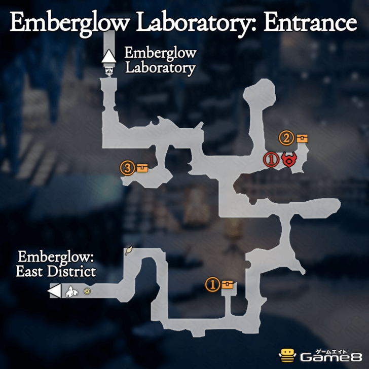 Octopath Traveler 0- Emberglow Laboratory Map