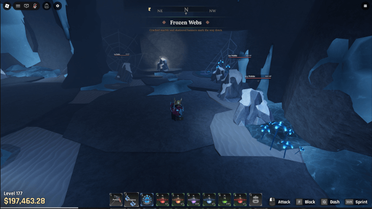 World 3 AFK Spot Spider Cave Entrance