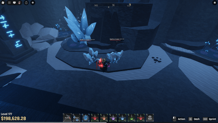 World 3 AFK Spot The Peak Mining Area