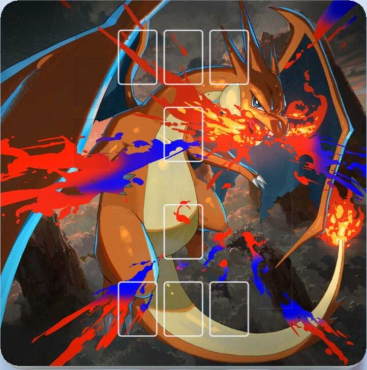 Pokemon TCG Pocket - Mega Charizard Y Playmat
