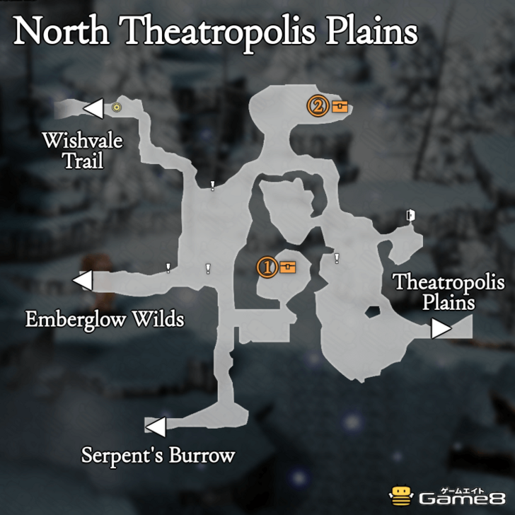 Octopath Traveler 0- North Theatropolis Plains Map