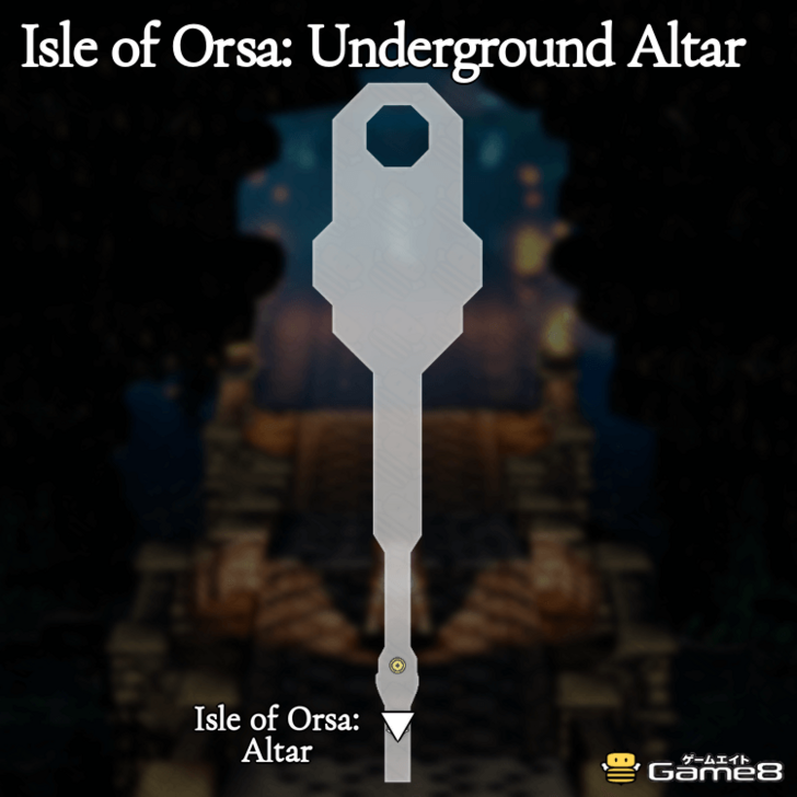 Octopath Traveler 0- Isle of Orsa: Underground Altar Map