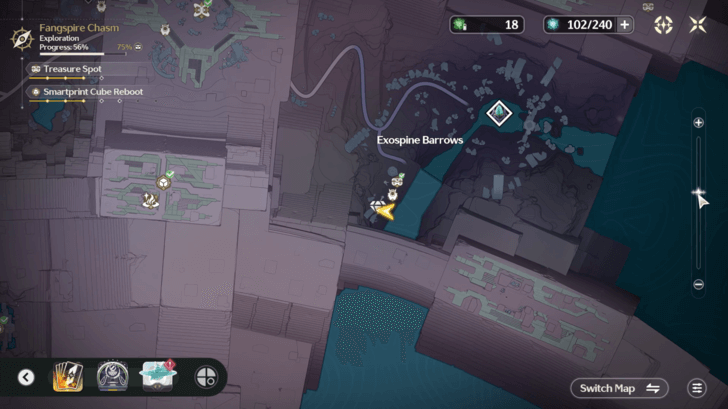 Spacetrek Explorer 3 Map Location