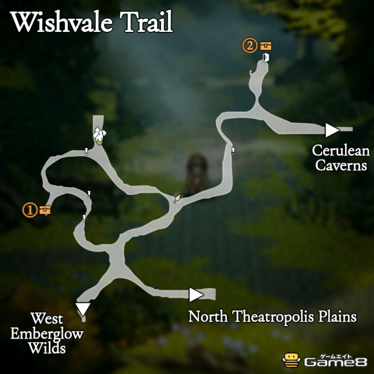 Octopath Traveler 0- Wishvale Trail Map