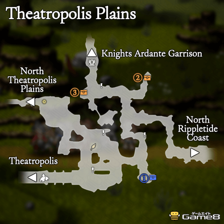 Octopath Traveler 0- Theatropolis Plains Map
