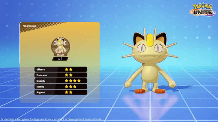 Pokemon UNITE - Meowth Stats.png