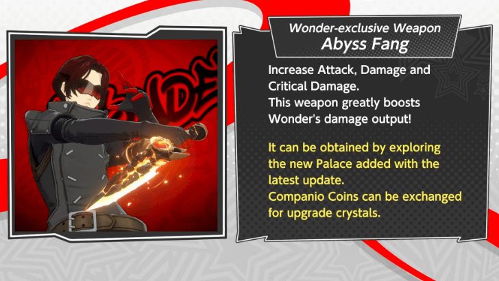Abyss Fang - New Weapon for Wonder