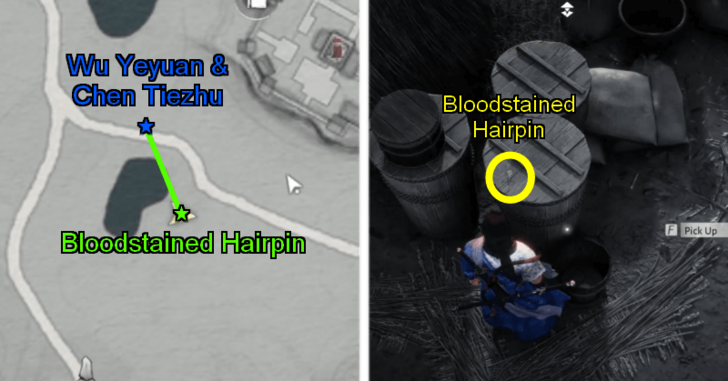 WWM - Bloodstained Hairpin Location