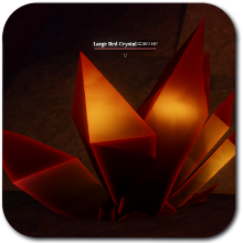 Large Red Crystal