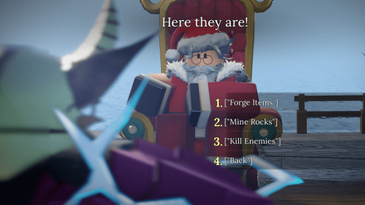The Forge Accept a Quest From Santa