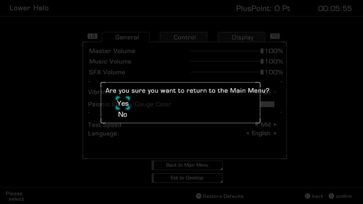 Parasite Mutant Text Exiting Text Box