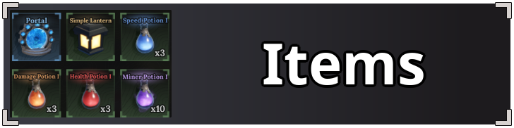 The Forge - Items Template