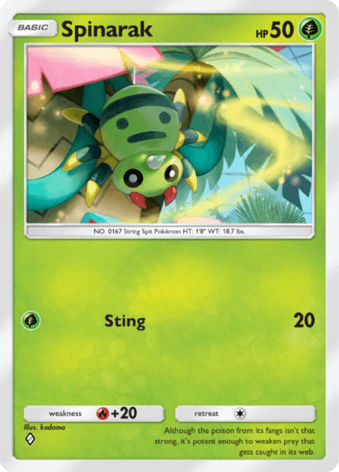 Pokemon TCG Pocket - B1a 005 Spinarak