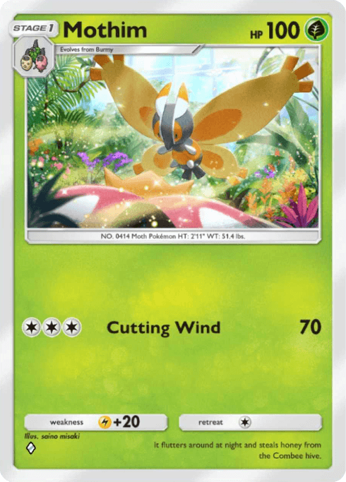 Pokemon TCG Pocket - B1a 010 Mothim