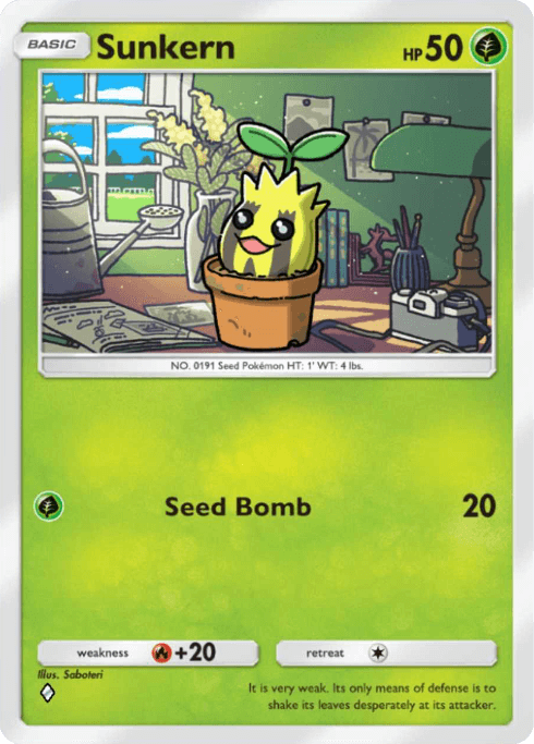 Pokemon TCG Pocket - B1a 007 Sunkern