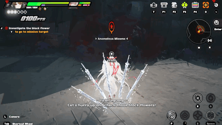 nvestigate the Black Flower