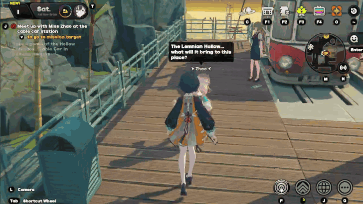 Meet Up With Miss Zhao At the Cable Car Station