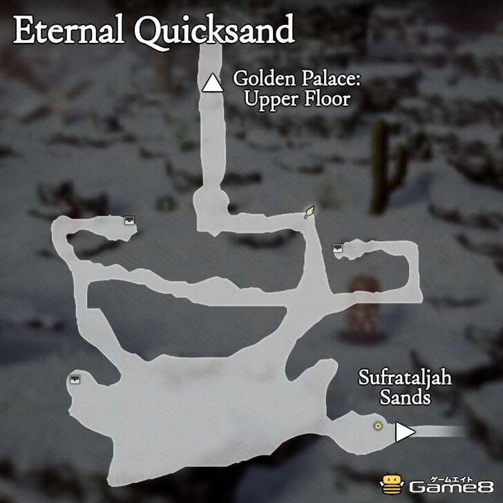 Octopath Traveler 0- Eternal Quicksand Map