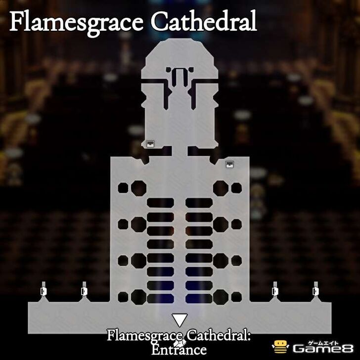 Octopath Traveler 0- Flamesgrace Cathedral Map