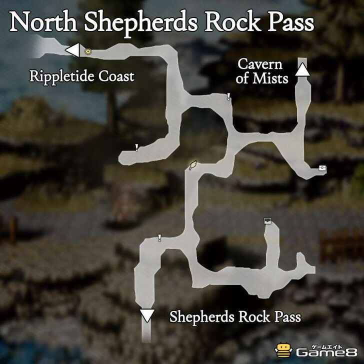 Octopath Traveler 0- North Shepherds Rock Pass Map